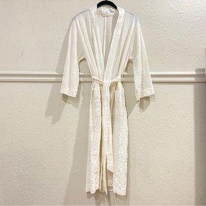 Wilfred Plaid Sheer Kimono